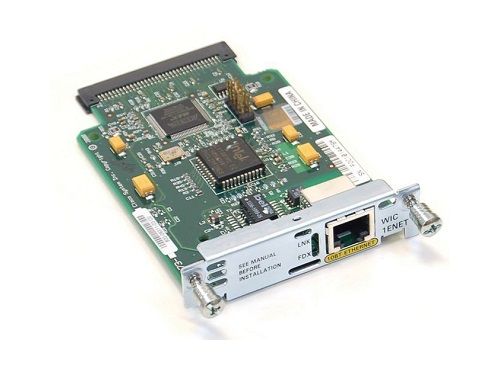 WIC-1ENET - Cisco 1-Port 10Base-T Ethernet Wan Interface Card for 1700 / 2600 / 3600 Router