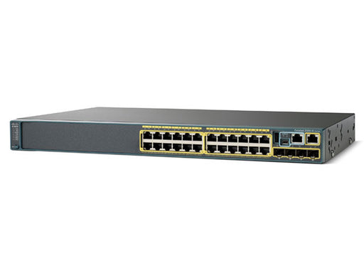 WS-C2960-24TC-S Cisco Catalyst 2960 24 10/100 Ports + 2 Dual Purpose Ports