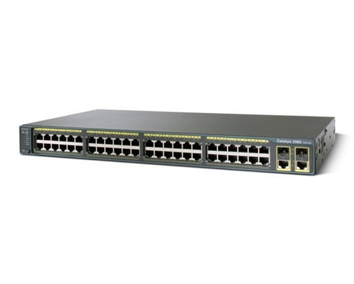 WS-C2960-48PST-S Cisco Catalyst 2960 48 10/100 PoE + 2 SFP Slots