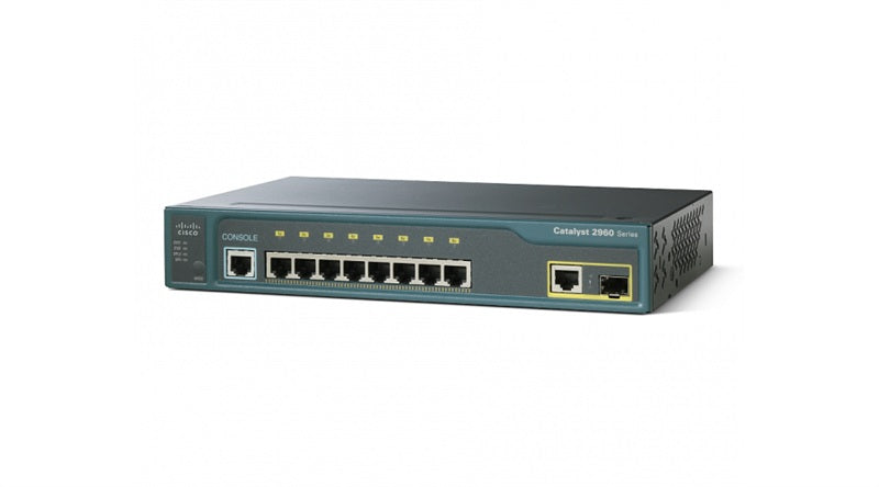 WS-C2960-8TC-S Cisco Catalyst 2900 8 10/100 1T/SFP Lite