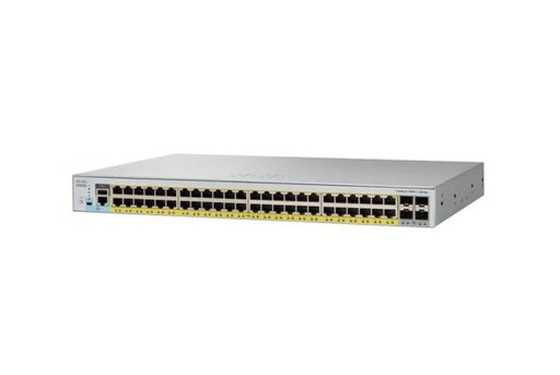 WS-C2960L-48PS-AP - Cisco Catalyst 2960-L Series 48-Ports 10/100/1000BASE-T PoE+ Layer 2 Rack-mountable Managed Network Switch with 4-Ports SFP