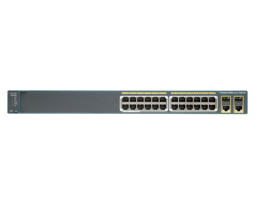 WS-C2960S-24TS-L Cisco Catalyst 2960S Switch 24-Port GigE + 4 1G SFP
