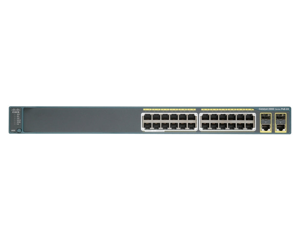 WS-C2960S-24TS-L Cisco Catalyst 2960S Switch 24-Port GigE + 4 1G SFP