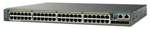 WS-C2960S-48FPS-L - Cisco Catalyst 2960-S Series 48-Ports 10/100/1000BASE-T Ethernet Layer 2 Rack-mountable Managed Network Switch with 4-Ports SFP