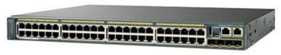 WS-C2960S-48FPS-L - Cisco Catalyst 2960-S Series 48-Ports 10/100/1000BASE-T Ethernet Layer 2 Rack-mountable Managed Network Switch with 4-Ports SFP