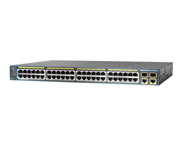 WS-C2960S-48FPS-L Cisco Catalyst 2960S 48 x 10/100/1000 Ports PoE Switch