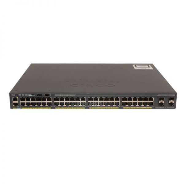 WS-C2960X-48LPS-L - Cisco Catalyst 2960-X Series 48-Ports 10/100/1000GBASE-T Ethernet Layer 2 Rack-mountable Managed Network Switch with 4-Port SFP