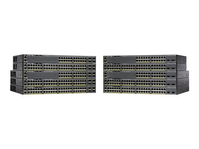 WS-C2960X-48TS-L Cisco Catalyst 2960-X 48 GigE, 4 x 1G SFP, LAN Base