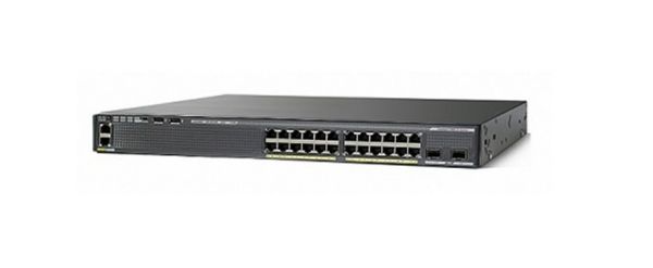 WS-C2960XR-24TD-I - Cisco Catalyst 2960-XR Series 24-Ports 10/100/1000BASE-T Ethernet Layer 3 Rack-mountable Managed Network Switch with 2-Ports SFP+