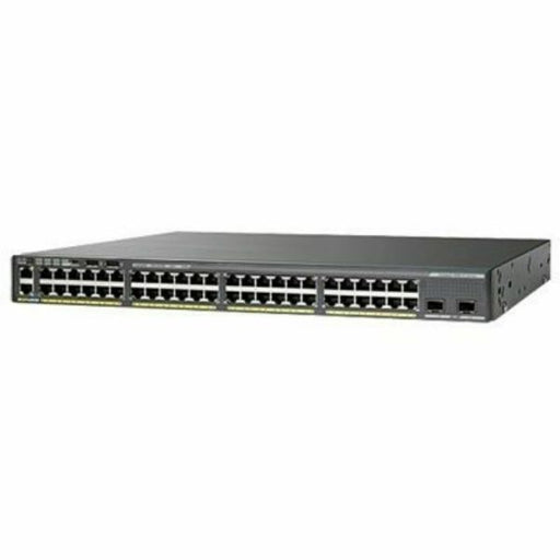 WS-C2960XR-48FPD-I - Cisco Catalyst 2960-XR Series 48-Ports 10/100/1000BASE-T PoE+ Layer 3 Rack-mountable Managed Network Switch with 2-Ports SFP+