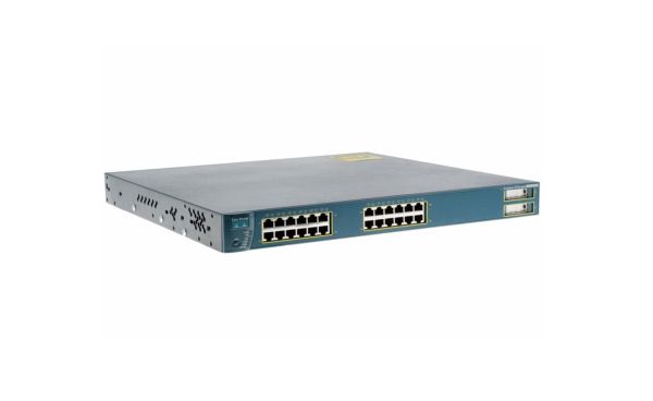 WS-C3550-24PWR-SMI - Cisco Catalyst 3550 Series 24-Ports 10/100BASE-TX Fast Ethernet Layer 3 Rack-mountable Managed Network Switch
