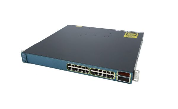 WS-C3560E-24TD-S - Cisco Catalyst 3560E 24-Port 1GbE RJ-45 Rack-Mountable Network Switch with 2-Port 10GbE X2