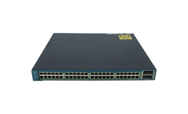 WS-C3560E-48TD-E - Cisco Catalyst 3560E 48-Port 1GbE RJ-45 Rack-Mountable Network Switch with 2-Port 10GbE X2