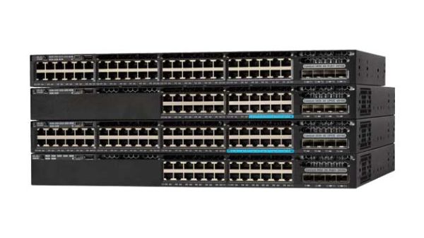 WS-C3650-24TD-E - Cisco Catalyst 3650 Series 24-Ports 10/100/1000BASE-T Ethernet Layer 2 Rack-mountable Managed Network Switch with 2-Ports SFP+