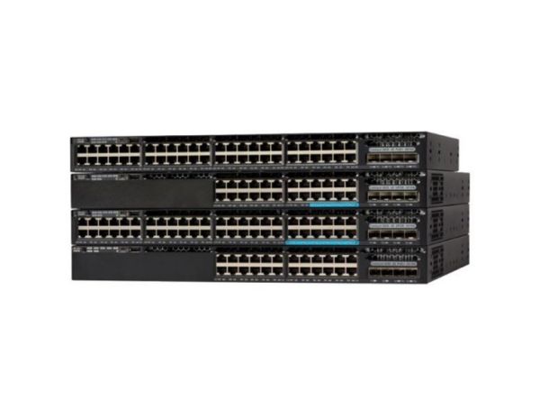 WS-C3650-24TS-S - Cisco Catalyst 3650 Series 24-Ports 10/100/1000BASE-T Ethernet Layer 2 Rack-mountable Managed Network Switch with 4-Ports SFP