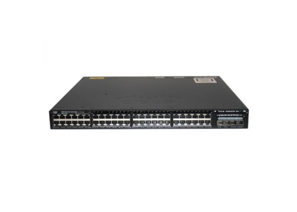 WS-C3650-48PD-S - Cisco Catalyst 3650 Series 48-Ports 10/100/1000BASE-T PoE+ Layer 2 Rack-mountable Managed Network Switch with 2-Ports SFP+