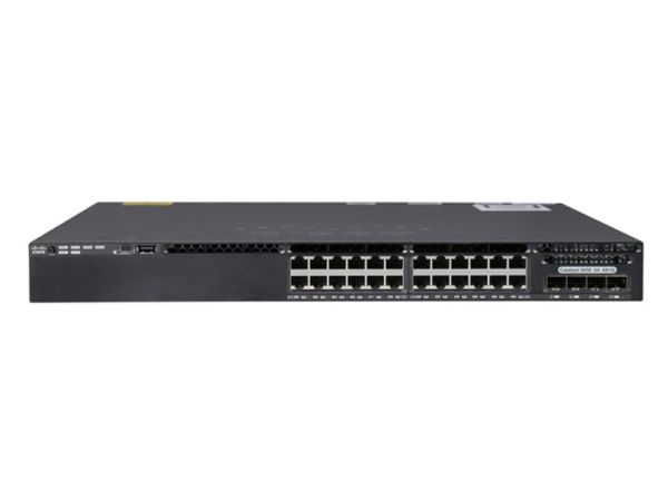 WS-C3650-48TD-S - Cisco Catalyst 3650 Series 48-Ports 10/100/1000BASE-T Ethernet Layer 2 Rack-mountable Managed Network Switch with 2-Ports SFP+