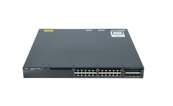 WS-C3650-48TS-S - Cisco Catalyst 3650 Series 48-Ports 10/100/1000BASE-T Ethernet Layer 2 Rack-mountable Managed Network Switch with 4-Ports SFP