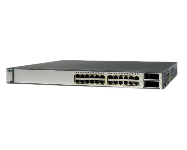 WS-C3750E-24PD-S - Cisco Catalyst 3750-E Series 24-Ports 10/100/1000BASE-T Ethernet Layer 3 Rack-mountable Network Switch