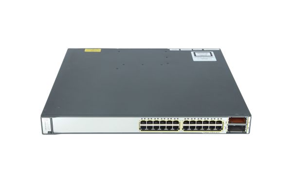 WS-C3750E-24TD-S - Cisco Catalyst 3750-E Series 24-Ports 10/100/1000BASE-T Ethernet Multilayer Rack-mountable Managed Network Switch