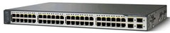 WS-C3750V2-48TS-S - Cisco Catalyst 3750 Series 48-Ports 10/100BASE-TX Fast Ethernet Layer 3 Rack-mountable Managed Network Switch with 4-Ports SFP