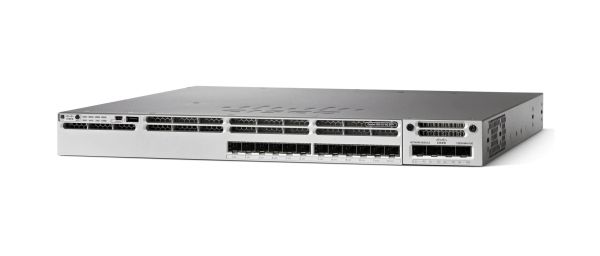 WS-C3850-16XS-S - Cisco Catalyst 3850 Series 12-Ports 10GBASE-X SFP+ Layer 3 Rack mountable Managed Network Switch with 4-Ports Ethernet