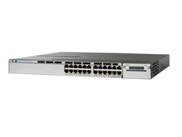 WS-C3850-24UW-S - Cisco Catalyst 3850 24-Port 1GbE UPoE Rack mountable Network Switch