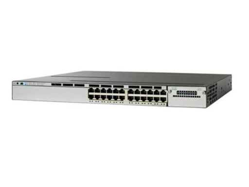 WS-C3850-24UW-S - Cisco Catalyst 3850 24-Port 1GbE UPoE Rack mountable Network Switch