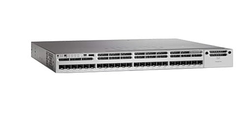 WS-C3850-24XS-E, Cisco Catalyst 3850-E series, 24 port SFP, IP services switch, Refurbished