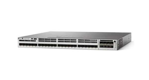 WS-C3850-32XS-S - Cisco Catalyst 3850 24-Port 1/10GbE SFP+ Rack mountable Network Switch with 8-Port 10GbE SFP+ Uplinks
