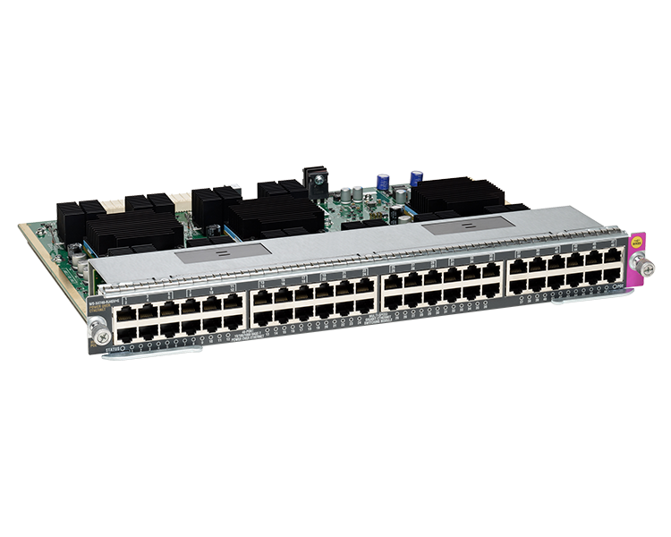 WS-X4748-RJ45V+E Catalyst 4500E 48 Port PoE 802.3af 10/100/1000 (RJ45)