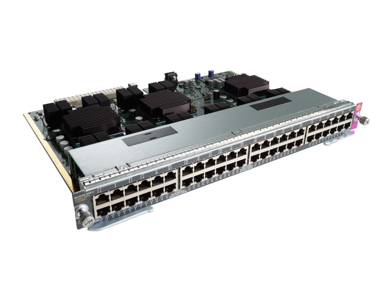 WS-X4748-UPOE+E Catalyst 4500E, 48 x 10/100/1000 (RJ45) UPOE Ports