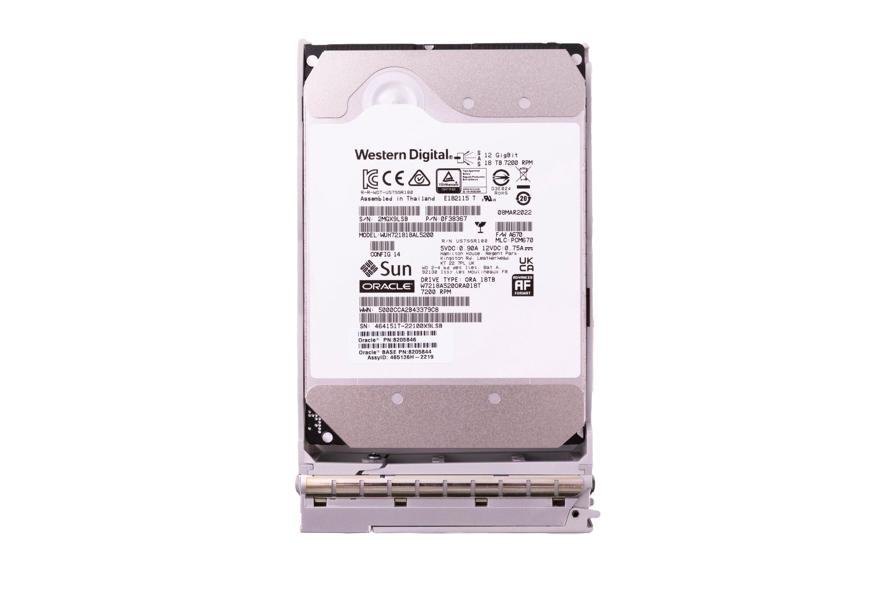WUH721818AL5200 (W/ TRAY)