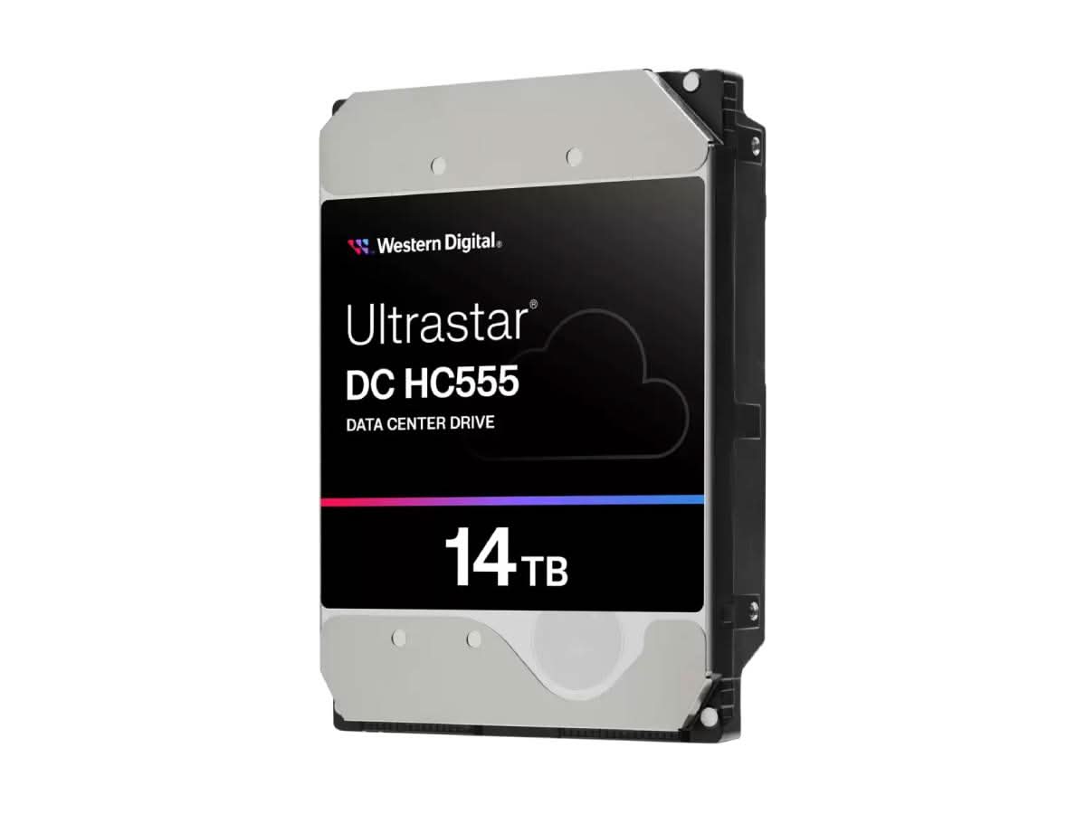 Western Digital 0B48716 Ultrastar HC555 14TB 512MB 7200RPM SATA 3.5in Hard Drive