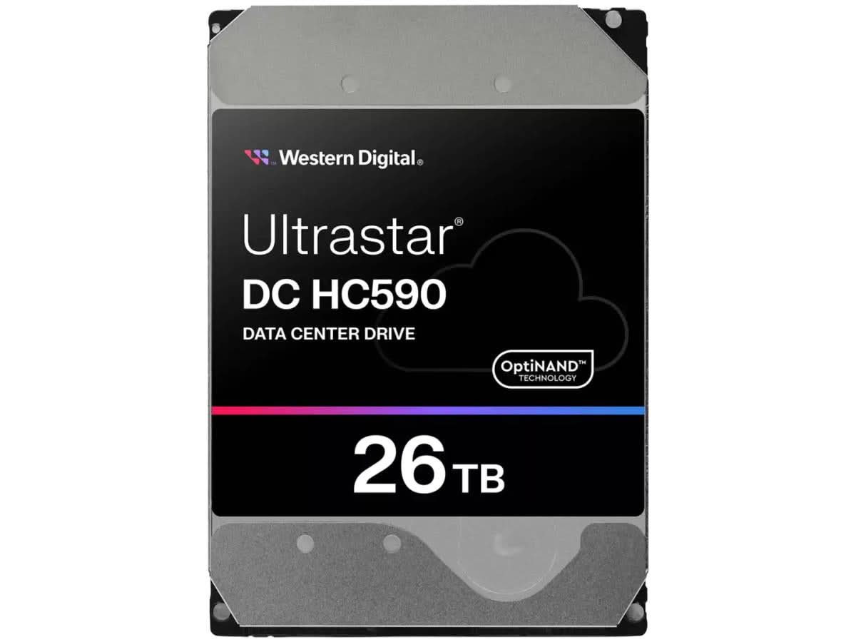 Western Digital 0F59375 Ultrastar DC HC500 WUH722626AL5204 26TB 512MB 7200RPM SAS Hard Drive