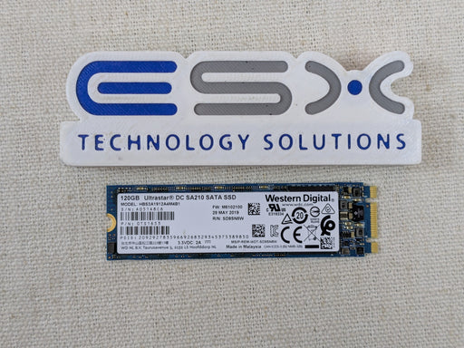 Western Digital HBS3A1912A4M4B1 120GB 6Gb/s SATA 2280 M.2 SSD