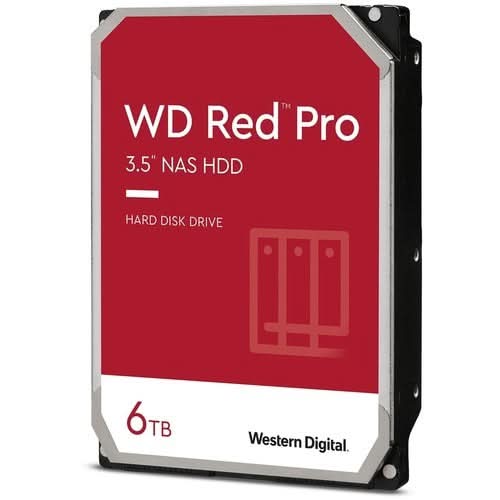 Western Digital Red Pro WD6003FFBX 6 TB Hard Drive   3.5" Internal   SATA (SATA/600)