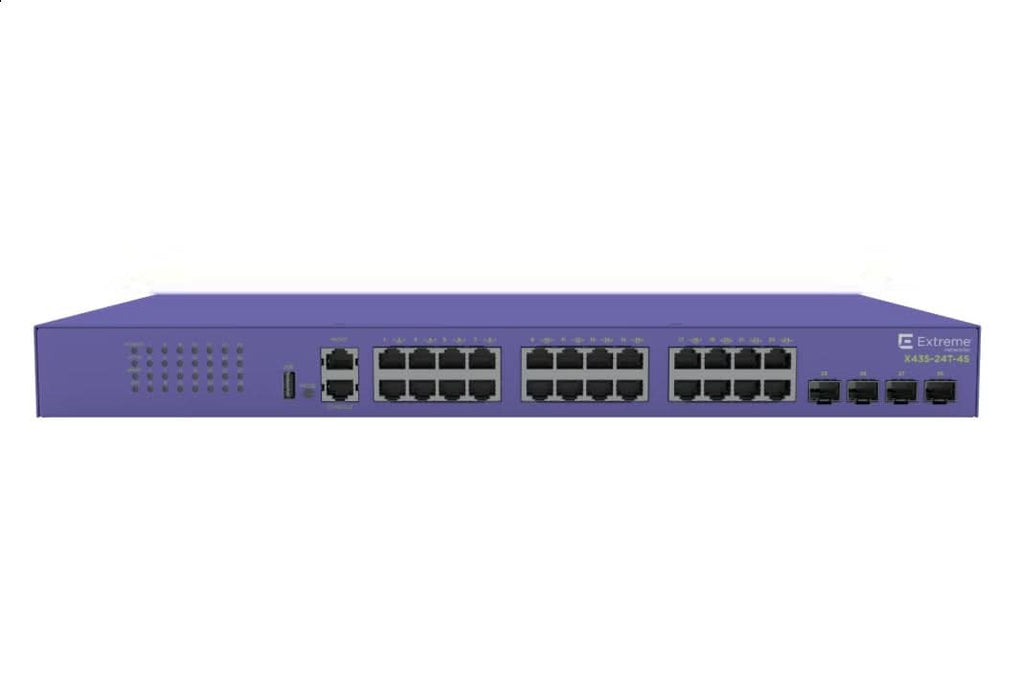 Extreme Networks X435-24P-4S 24-Ports Rack Mountable Ethernet Switch