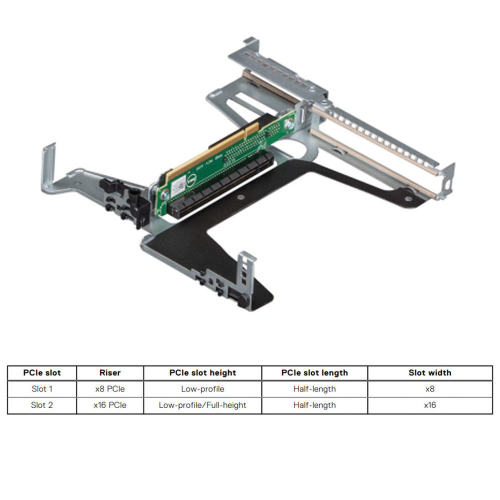 XFDD1 — PCIe Butterfly Riser | Dell PowerEdge R240