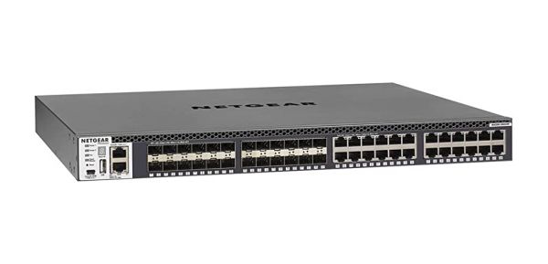 XSM4348S-100NES - Netgear M4300 Series 24-Ports 1/10GBASE-T Ethernet Layer 3 Rack-mountable Managed Network Switch with 24-Ports SFP+
