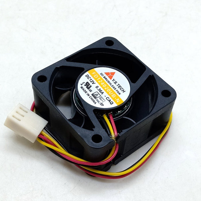 Y.S. Tech FD124020UB-N 40x40x20mm 12V DC 0.36A 3-Wire Axial Cooling Fan