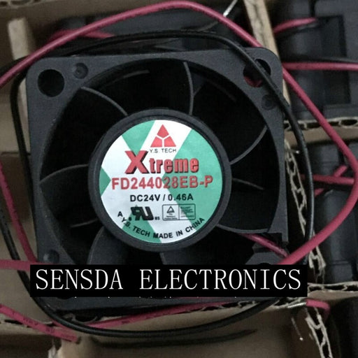 Y.S. Tech FD244028EB-P 40x40x28mm 24V DC 0.46A Axial Cooling Fan