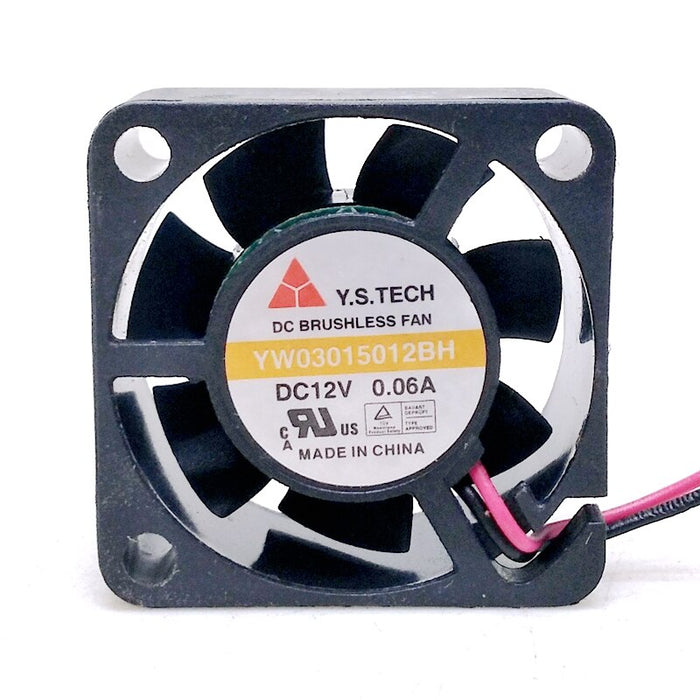 Y.S. Tech YW03015012BH 30x30x15mm 12V DC Axial Cooling Fan
