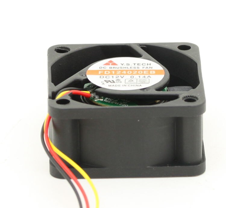 Y.S.Tech FD124020EB 40x40x20mm 12V DC 0.14A Axial Cooling Fan