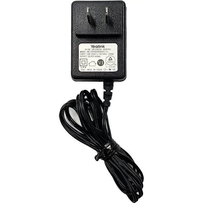Yealink PS5V600US 5V 0.6A Power Supply for T19P T21P T23G T40P W52P W52H - New