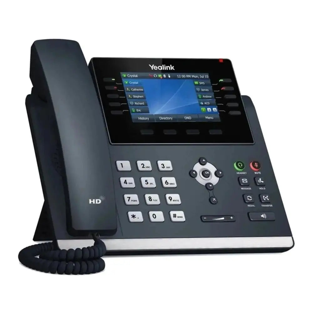 Yealink SIP-T46U 16-Line Gigabit IP Phone PoE 1301203 - Refurbished