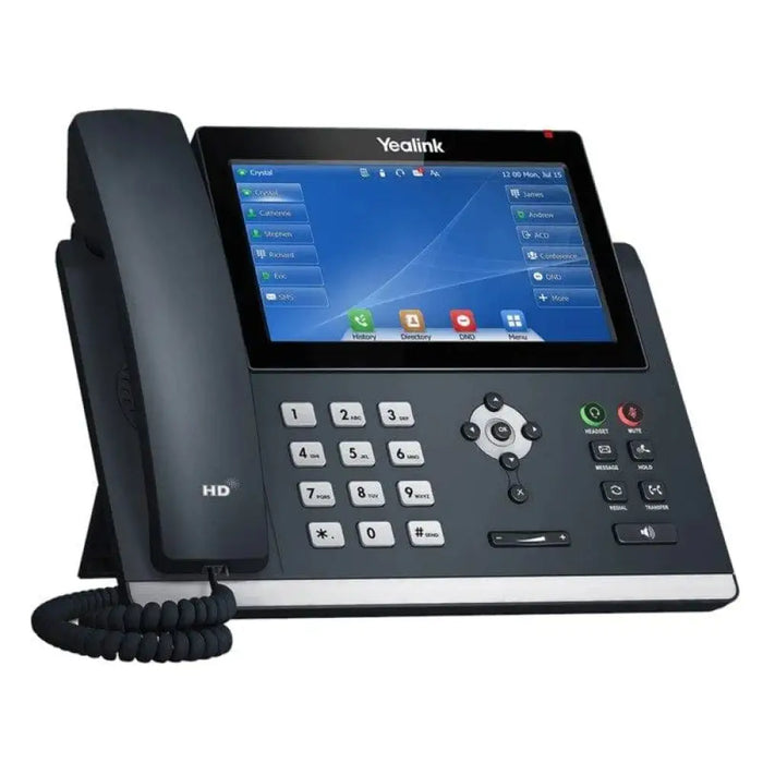Yealink SIP-T48U 7" Touchscreen 16-Line Gigabit IP Phone 1301204 - New
