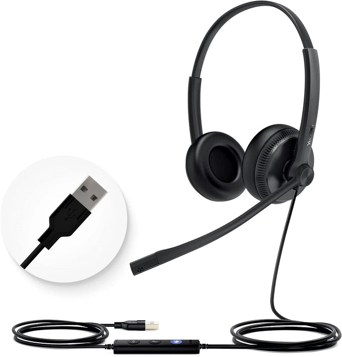 Yealink UH34 Dual/Mono USB-A Wired Headset