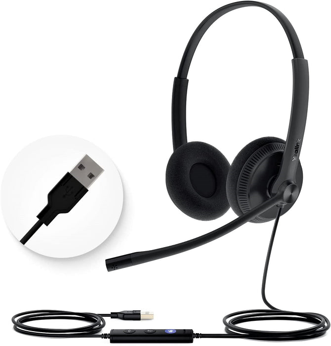 Yealink UH34 Lite Dual/Mono USB-A Wired Headset