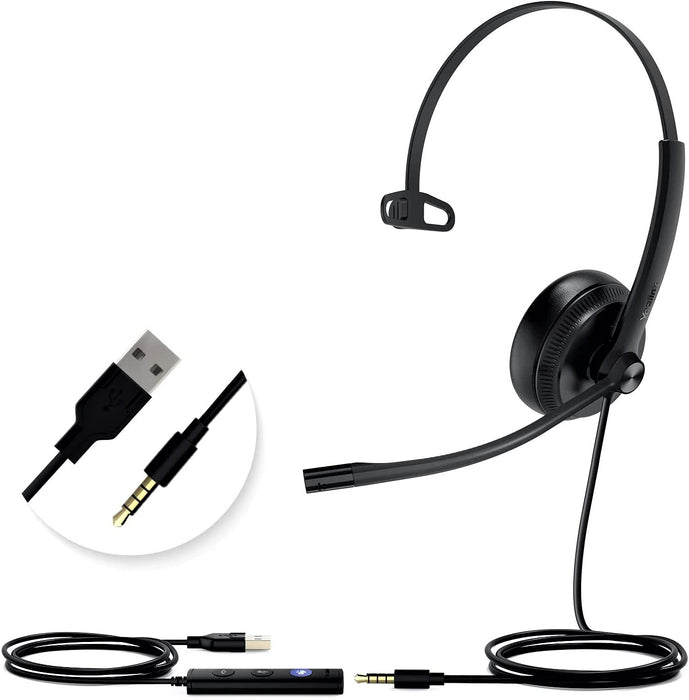 Yealink UH34 SE Dual/Mono USB Wired Headset